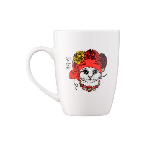 Чашка Ardesto Stephanie, 320мл, порцеляна, біла (AR3465)