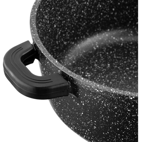 Каструля Ardesto Gemini Anzio, 3.1л, алюміній, зі скляною кришкою, чорна (AR2430GE)