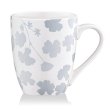 Чашка Ardesto Capri, 320мл, порцеляна, біло-блакитна (AR0432CWB)