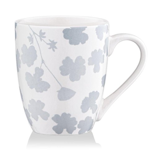 Чашка Ardesto Capri, 320мл, порцеляна, біло-блакитна (AR0432CWB)