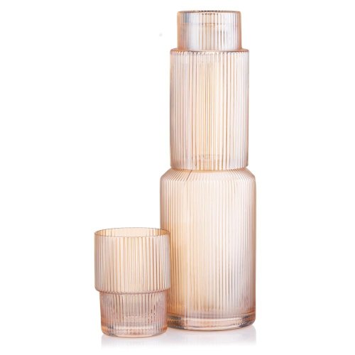 Набір склянок Ardesto, 380мл, 2шт, скло, золотистий (AR2638GG)