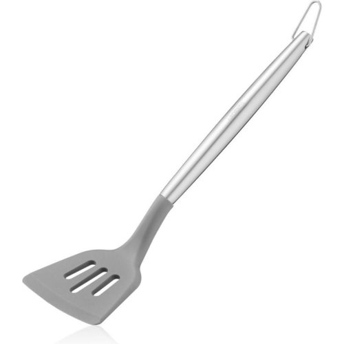 Лопатка кухонна Ardesto Gemini, 34.5см, силікон/нержавіюча сталь, сіра (AR4451G)