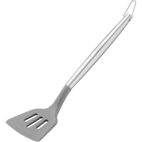 Лопатка кухонна Ardesto Gemini, 34.5см, силікон/нержавіюча сталь, сіра (AR4451G)