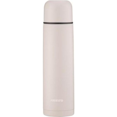 Термос Ardesto Bright City, 1л, нержавіюча сталь, бежевий (AR2610BG)