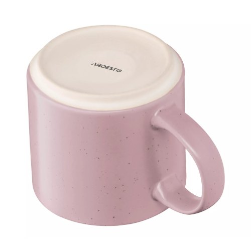 Чашка Ardesto Alcor, 420мл, кераміка, рожева (AR3475P)