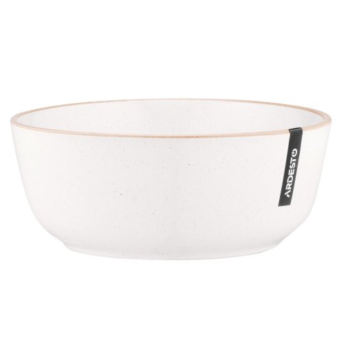 Салатник Ardesto Apulia, 720мл, 16.2см, кераміка, кремовий (AR2916AC)