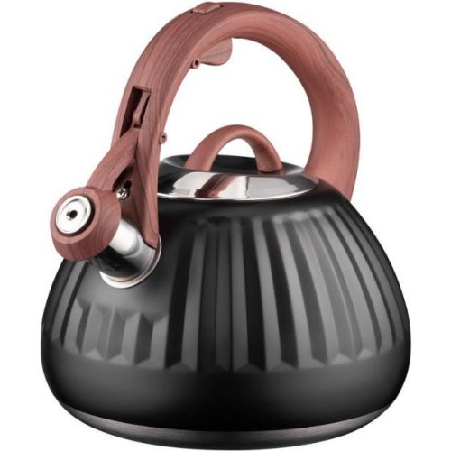 Чайник Ardesto Gemini, 2.5л, нержавіюча сталь, чорний (AR1958KS)