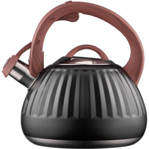 Чайник Ardesto Gemini, 2.5л, нержавіюча сталь, чорний (AR1958KS)