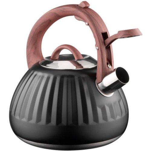 Чайник Ardesto Gemini, 2.5л, нержавіюча сталь, чорний (AR1958KS)