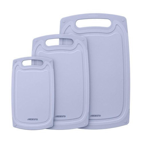 Дошка кухонна Ardesto Gemini, пластик, сірий (AR1433GR)