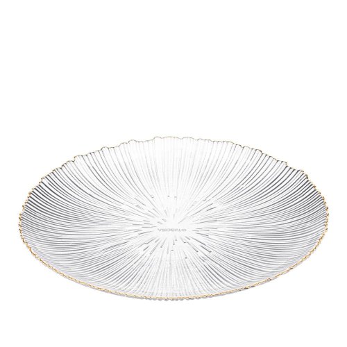 Тарілка Ardesto Mallow, 26.5см, скло, прозора (AR5013)