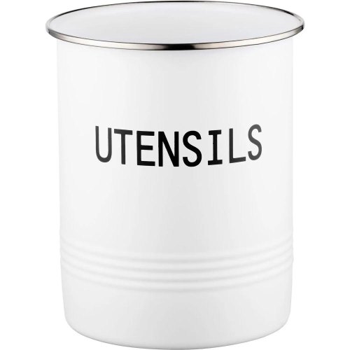 Підставка для кухонного приладдя Ardesto Midori, метал, біла (AR0915W)