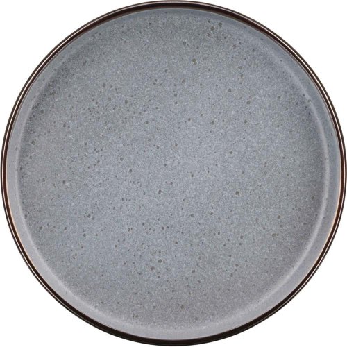 Тарілка десертна Ardesto Fasano, 19.6см, кераміка, сіра (AR0219FG)