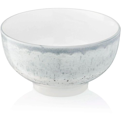 Салатник Ardesto Siena, 11.5см, порцеляна, біло-сірий (AR2914SW)