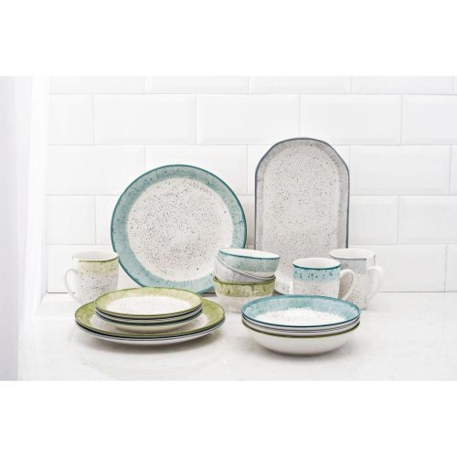 Салатник Ardesto Siena, 11.5см, порцеляна, біло-сірий (AR2914SW)