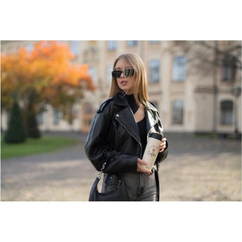 Термокухоль Ardesto Coffee Time, 450мл, нержавіюча сталь, бежевий (AR2645C)