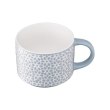 Чашка Ardesto Weaving B, 330мл, порцеляна, синьо-біла (AR3473B)