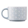 Чашка Ardesto Weaving B, 330мл, порцеляна, синьо-біла (AR3473B)
