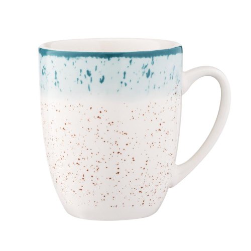 Чашка Ardesto Siena, 360мл, порцеляна, біло-блакитна (AR2936SWB)