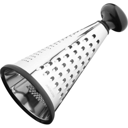 Тертка Ardesto Gemini, 23см, нержавіюча сталь/пластик, чорна (AR2139SB)