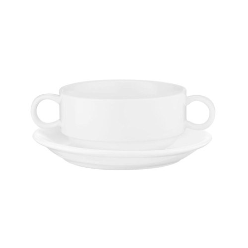 Бульйонниця Ardesto Imola, 10.4см, 250мл, порцеляна, біла (AR3534I)