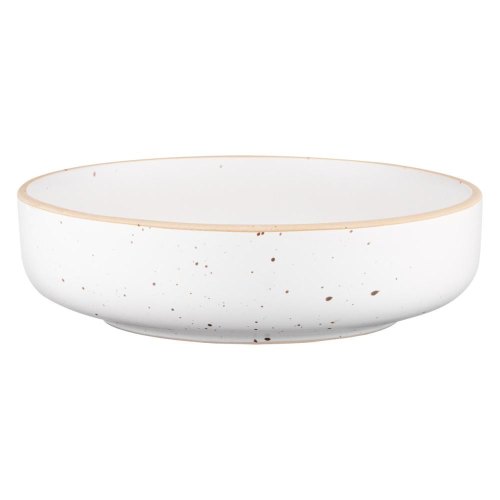Тарілка супова Ardesto Midori, 680мл, 18.5см, кераміка, біла (AR0118MW)