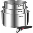 Набір посуду Tefal Ingenio Emotion, змінна ручка, 4 предмети, нержавіюча сталь/бакеліт (L8964S55)