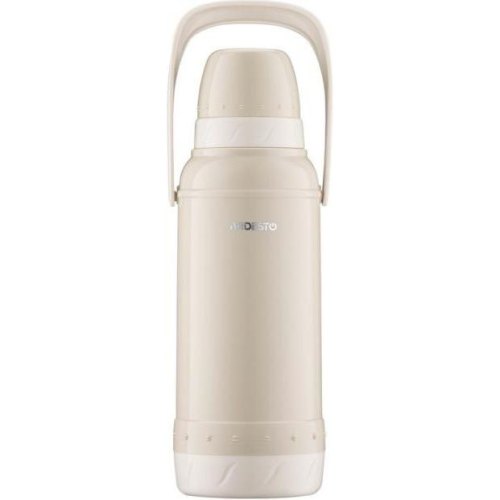 Термос Ardesto Gemini Gourmet, 2л, пластик/боросилікатне скло, бежевий (AR2620BGG)