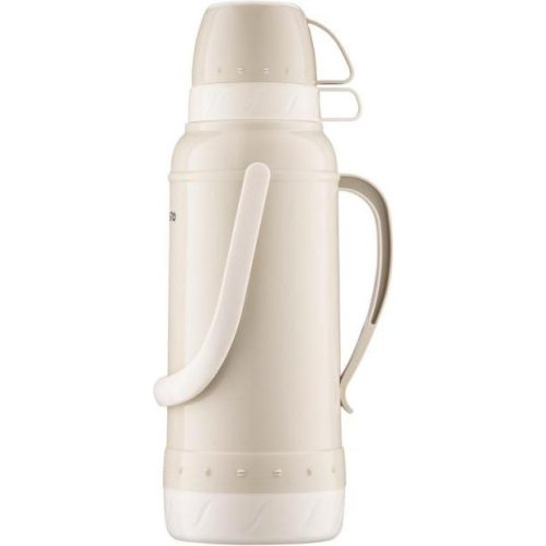 Термос Ardesto Gemini Gourmet, 2л, пластик/боросилікатне скло, бежевий (AR2620BGG)