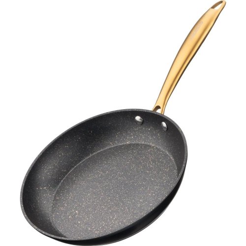 Сковорода Ardesto Black Mars Sparkle, 24см, алюміній, чорна (AR1924BM)
