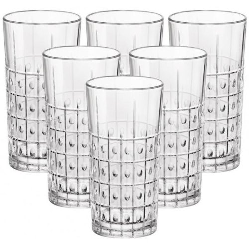 Набір склянок Bormioli Rocco Bartender Este Cooler, 490мл, 6шт, скло, прозорий (666228BB9121990)