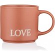 Чашка Ardesto Love, 420мл, кераміка, помаранчева (AR3043OR)