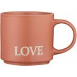 Чашка Ardesto Love, 420мл, кераміка, помаранчева (AR3043OR)