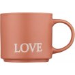 Чашка Ardesto Love, 420мл, кераміка, помаранчева (AR3043OR)