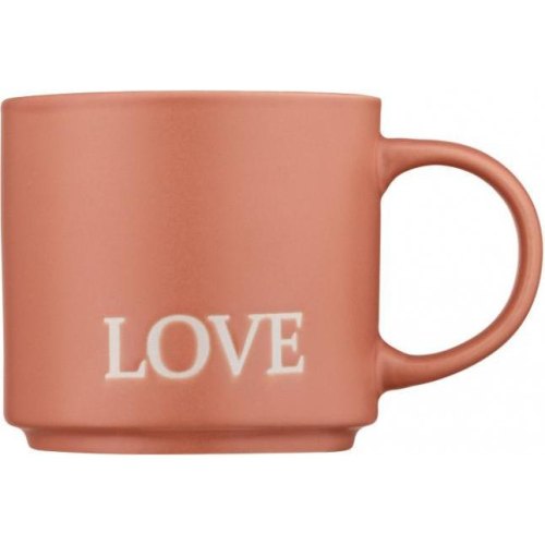 Чашка Ardesto Love, 420мл, кераміка, помаранчева (AR3043OR)