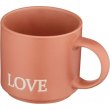 Чашка Ardesto Love, 420мл, кераміка, помаранчева (AR3043OR)