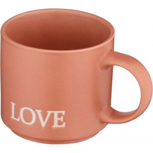 Чашка Ardesto Love, 420мл, кераміка, помаранчева (AR3043OR)