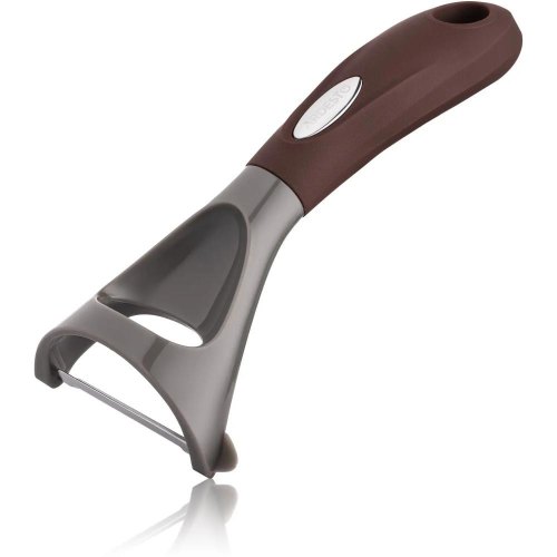 Овочечистка Ardesto Gemini, 19см, нержавіюча сталь/пластик, сіро-коричнева (AR2157PG)
