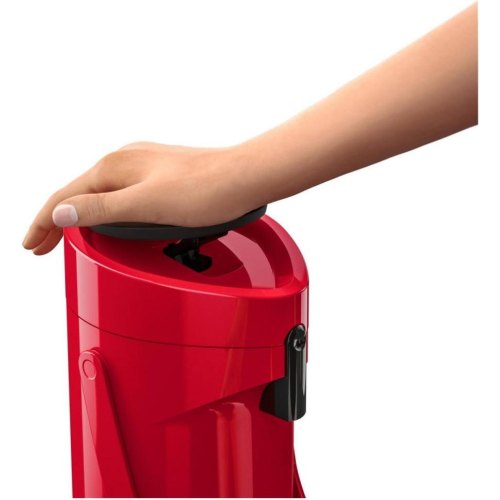 Термос Tefal Ponza Pump, 1.9л, пластик/скло, червоний (K3140314)