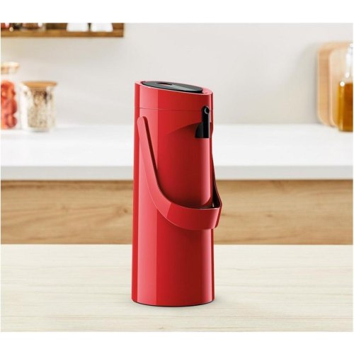 Термос Tefal Ponza Pump, 1.9л, пластик/скло, червоний (K3140314)