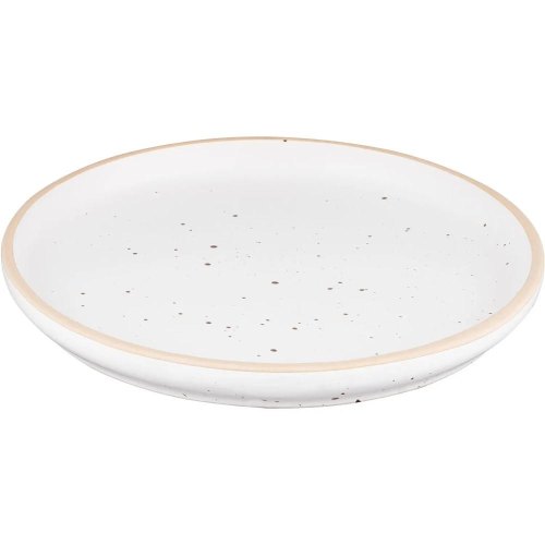 Тарілка десертна Ardesto Midori, 21см, кераміка, біла (AR0121MW)