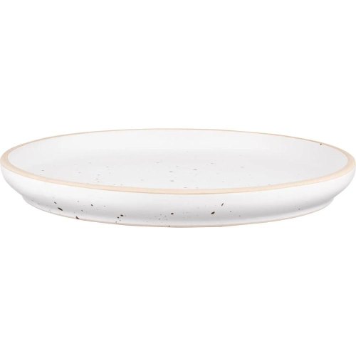 Тарілка десертна Ardesto Midori, 21см, кераміка, біла (AR0121MW)