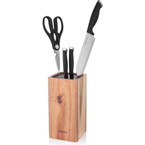 Колода для ножів Ardesto Black Mars, 23см, дерево (AR2123AH)