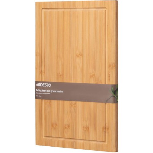 Дошка кухонна Ardesto Midori, з жолобом, бамбук (AR1440BA)