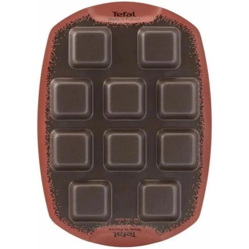 Деко Tefal PerfectBake, 10 квадратних форм, алюміній, коричневе (J5734502)