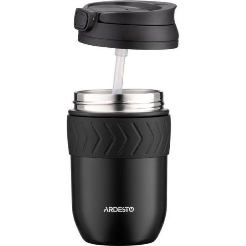 Термокухоль Ardesto Cosy, 400мл, нержавіюча сталь, чорний (AR2640BT)