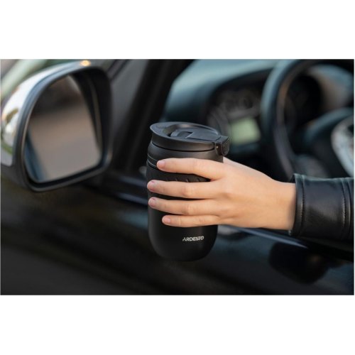 Термокухоль Ardesto Cosy, 400мл, нержавіюча сталь, чорний (AR2640BT)