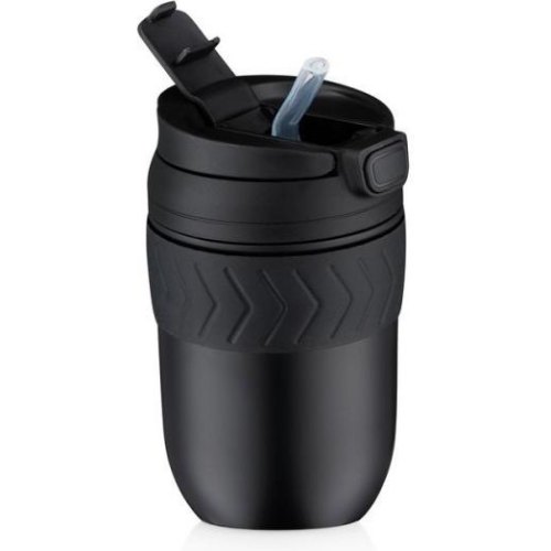 Термокухоль Ardesto Cosy, 400мл, нержавіюча сталь, чорний (AR2640BT)