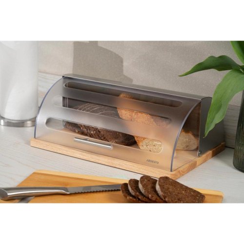 Хлібниця Ardesto Gemini, дерево/пластик/нержавіюча сталь (AR0914GB)