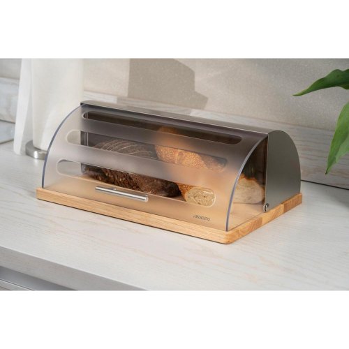 Хлібниця Ardesto Gemini, дерево/пластик/нержавіюча сталь (AR0914GB)